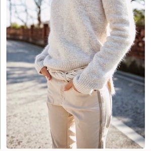 Club Monaco size M mohair white sweater